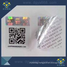 Tamper Evident Void with Qr Code Hologram Anti-Fake Label